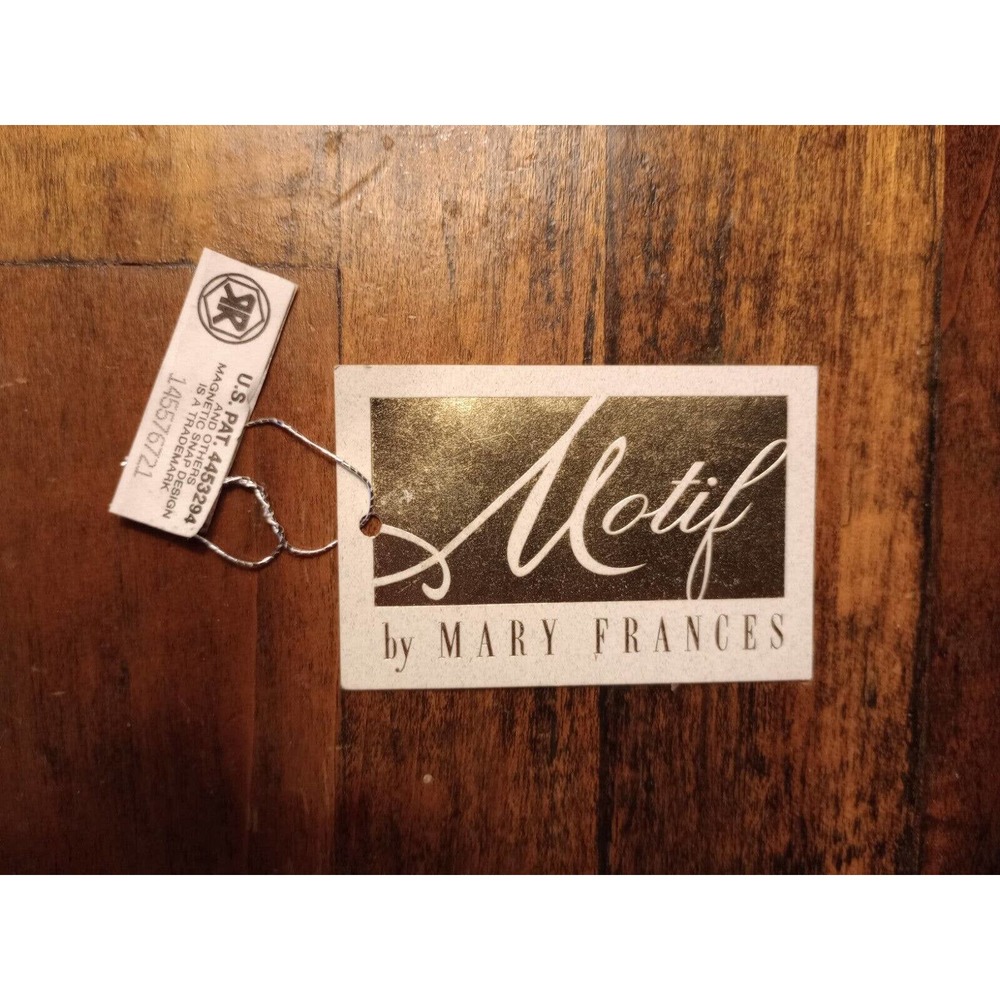 Mary Frances Beaded Evening Handbag Purse Clutch / Cross Body Geometric VTG 70s - Picture 6 of 7